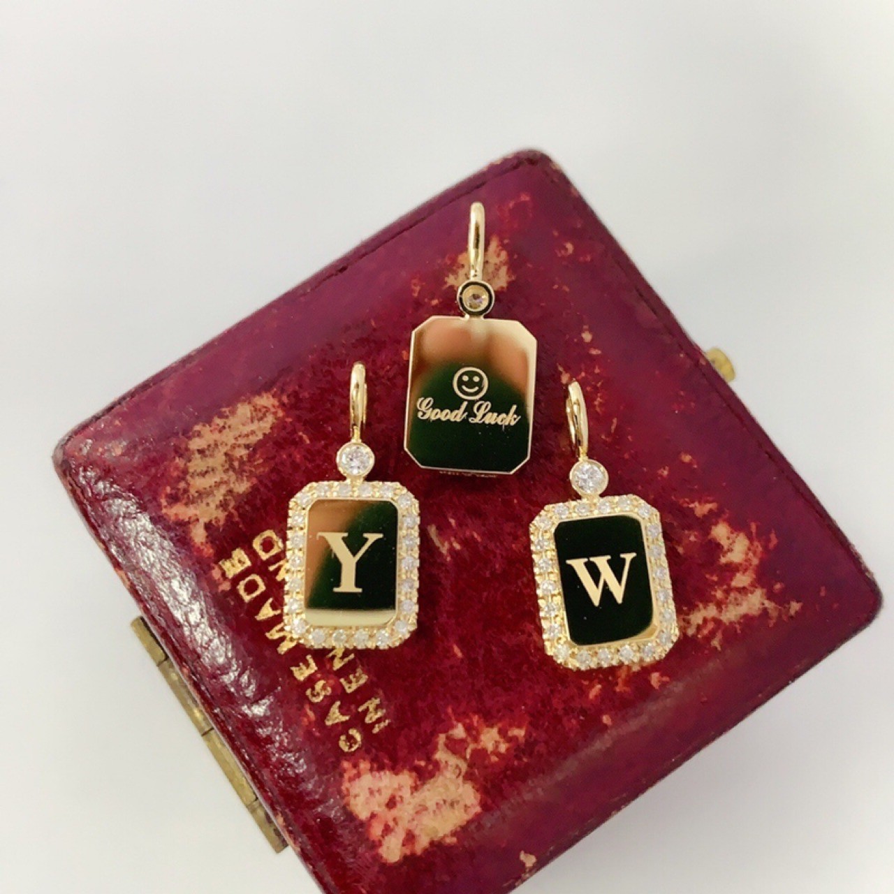 Waterproof Delicate High Quality Fine Jewelry 100 Au750 Pure Yellow Gold Natural Diamond In 18k